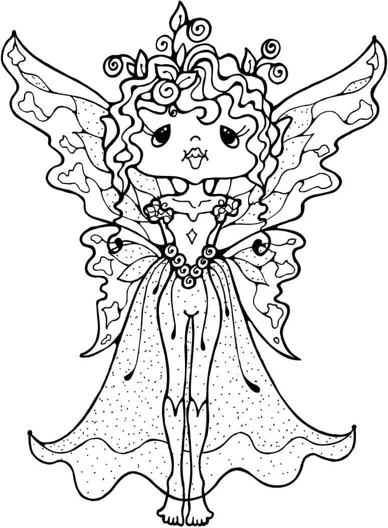 Printable Fairy Coloring Page Free Printable Coloring Pages for Kids