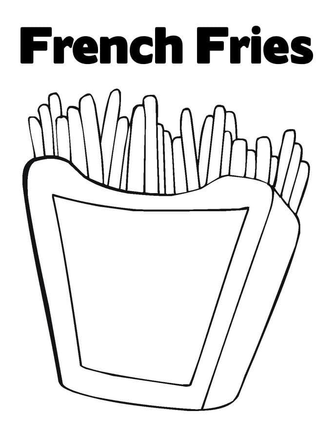 Printable French Fries