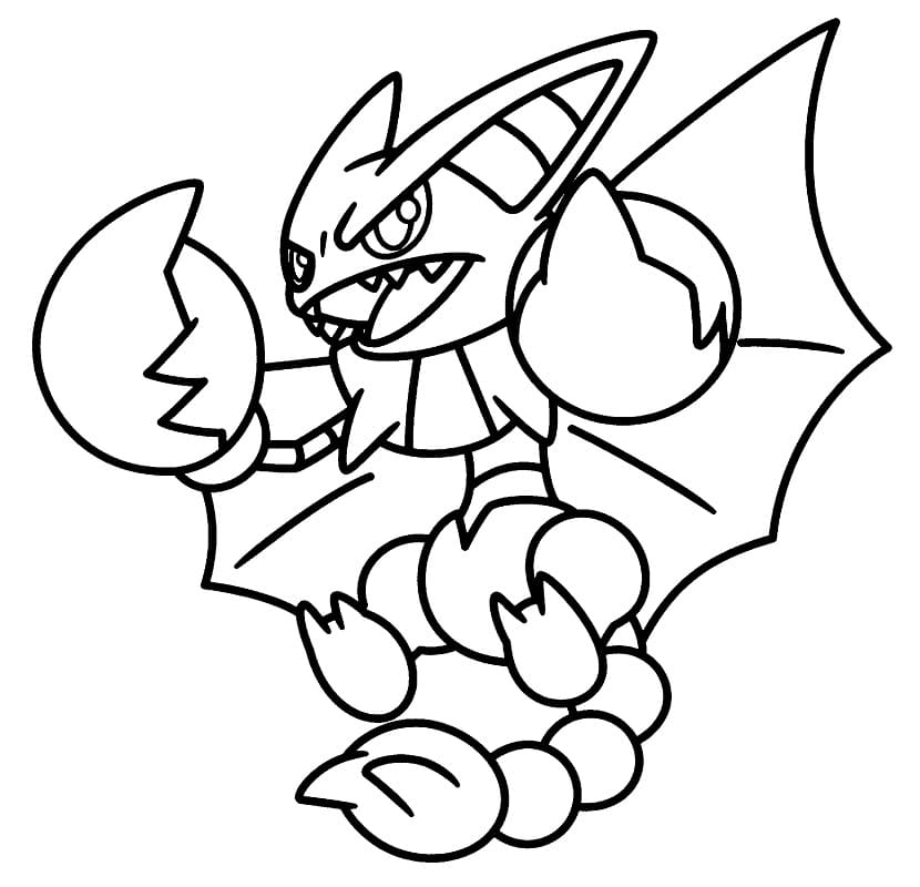 gliscor coloring pages