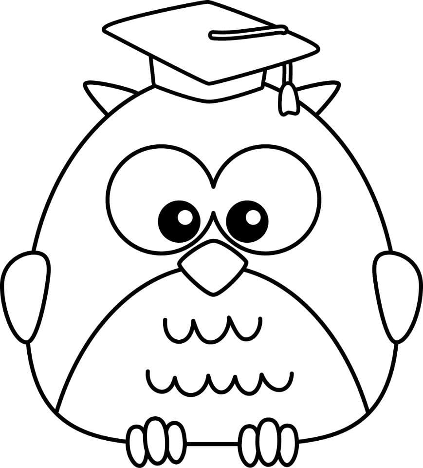 Printable Graduation Owl