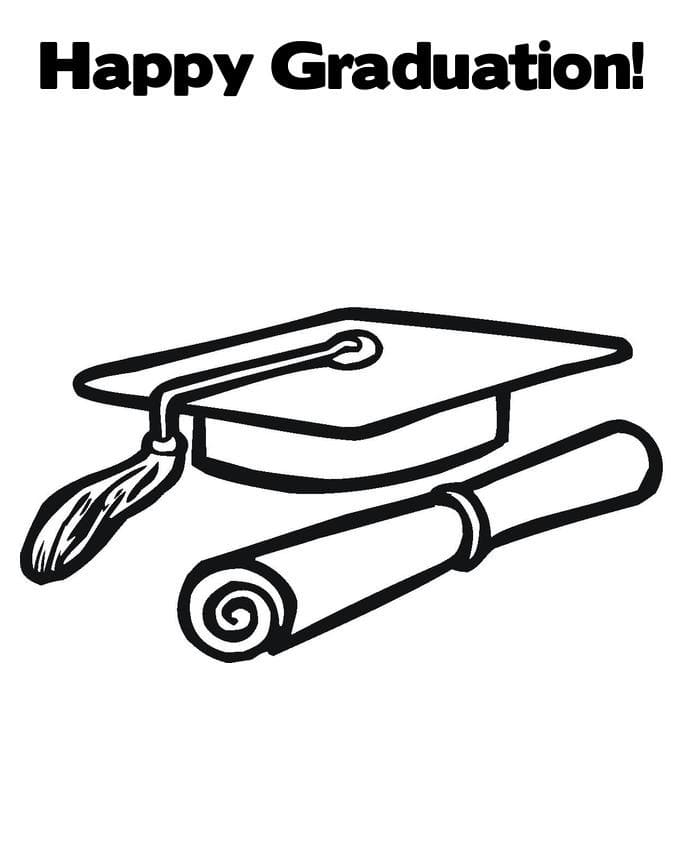 Graduation Printable Coloring Page - Free Printable Coloring Pages for Kids