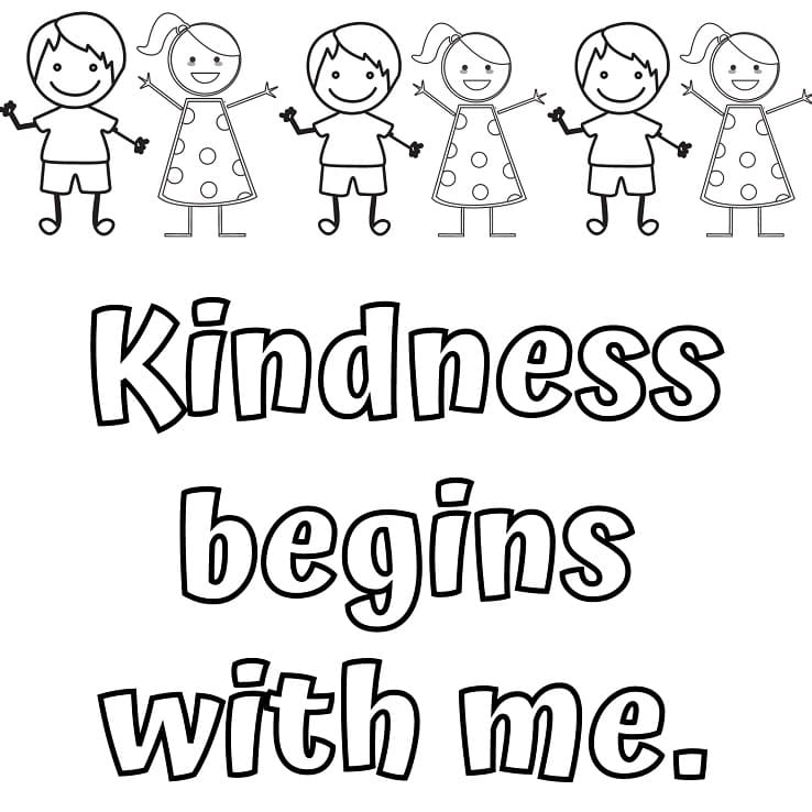 Kindness Coloring Pages Free Printable Coloring Pages For Kids