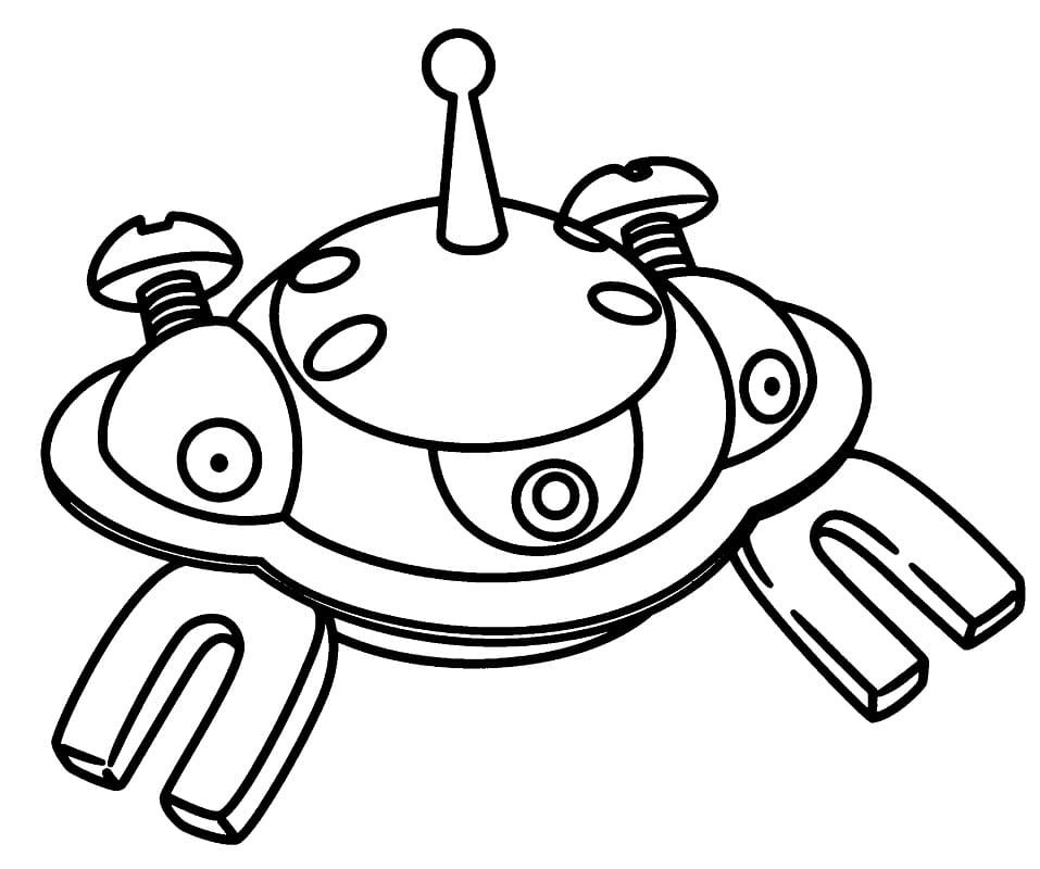 Magnezone Pokemon Coloring Page - Free Printable Coloring Pages for Kids