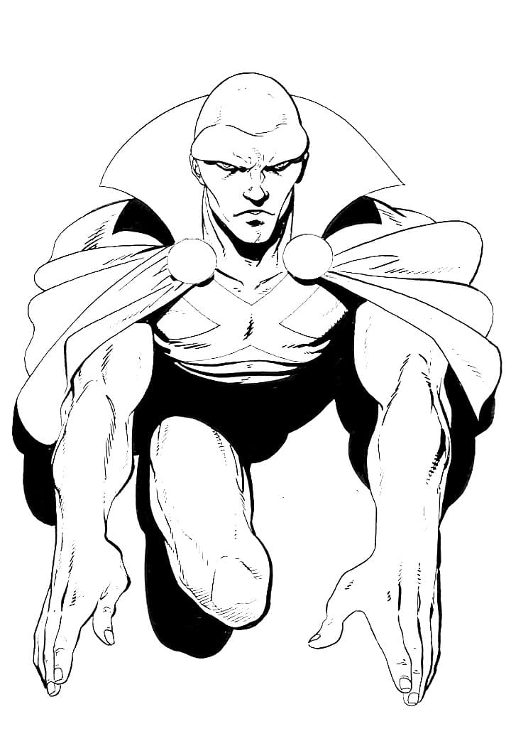 Martian Manhunter Coloring Pages