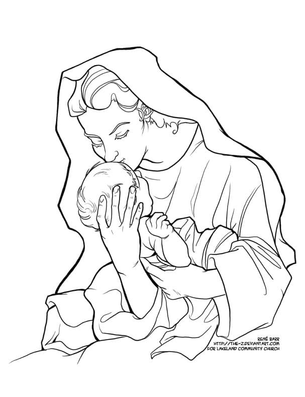 Printable Mary, Mother of Jesus