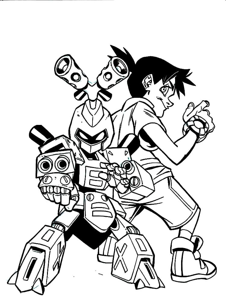 medabot coloring pages