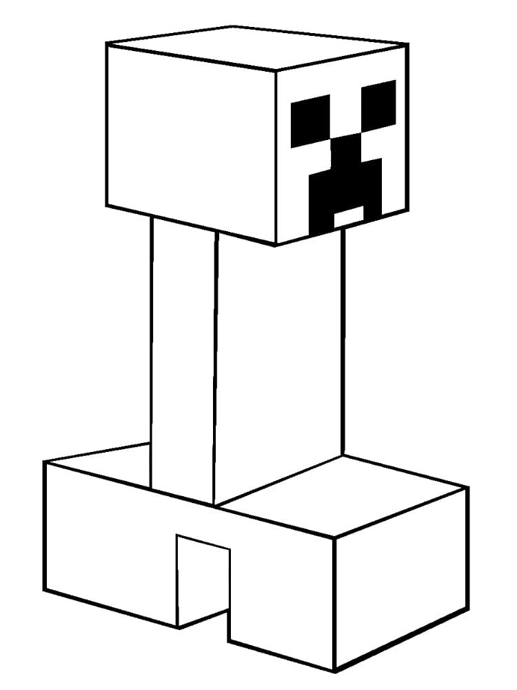 Printable Minecraft Creeper