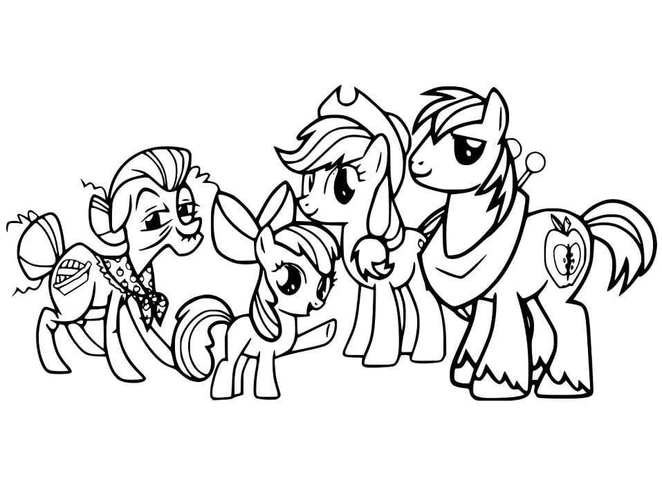 printable my little pony coloring pages