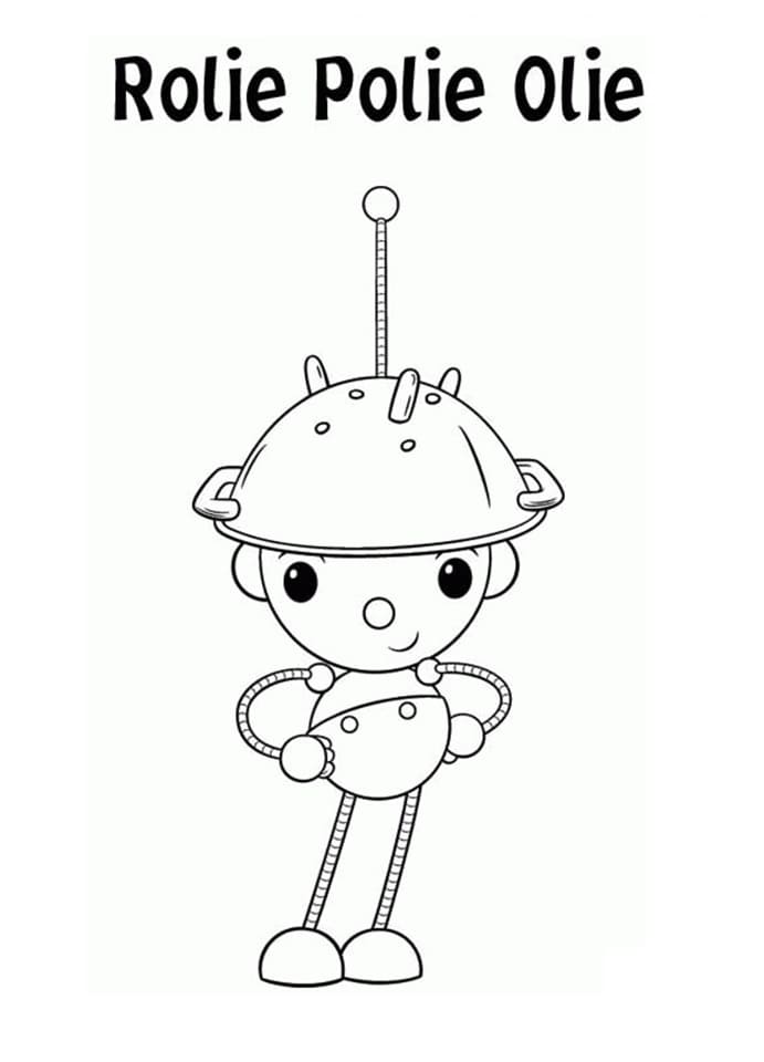 Printable Olie Polie Coloring Page - Free Printable Coloring Pages for Kids