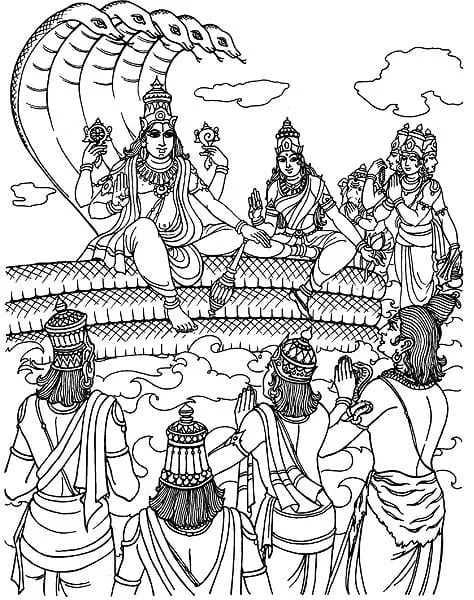 Ramayana Printable Coloring Page - Free Printable Coloring Pages for Kids