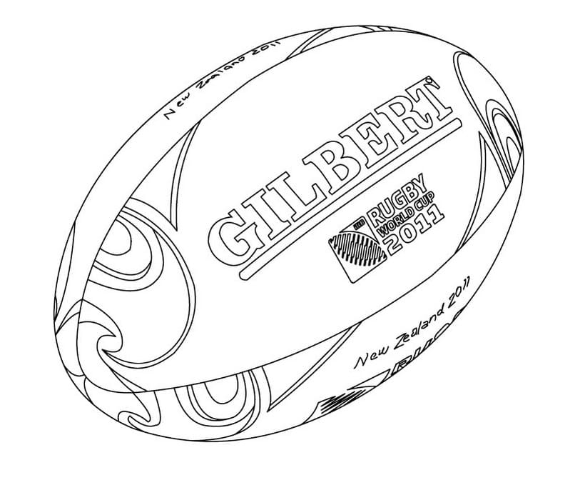 Printable Rugby Ball