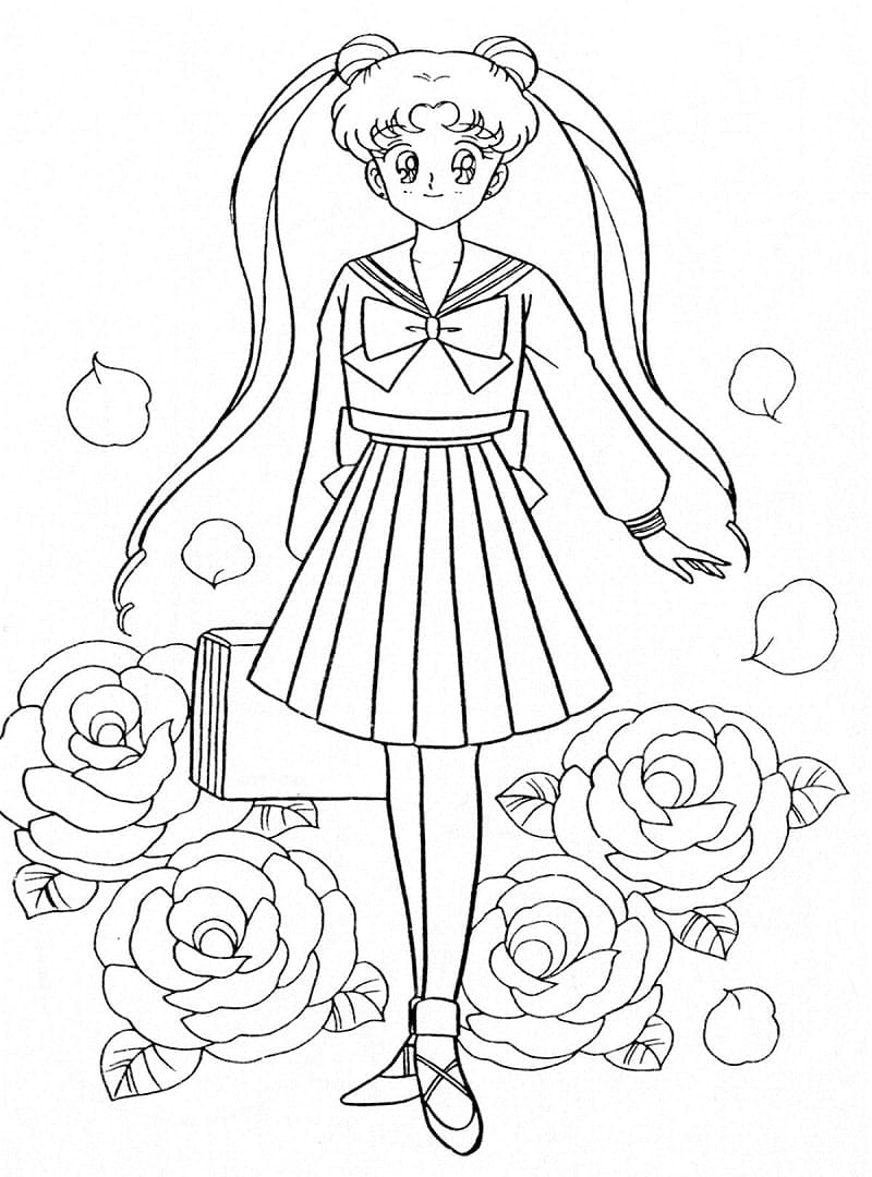 sailormoon coloring pages