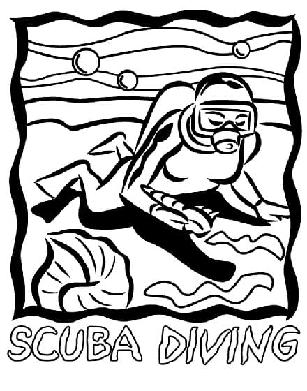 Printable Scuba Diving