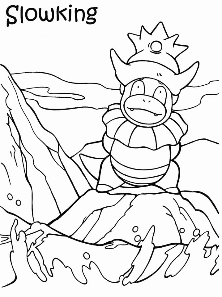 coloring pages of slowking pokemon