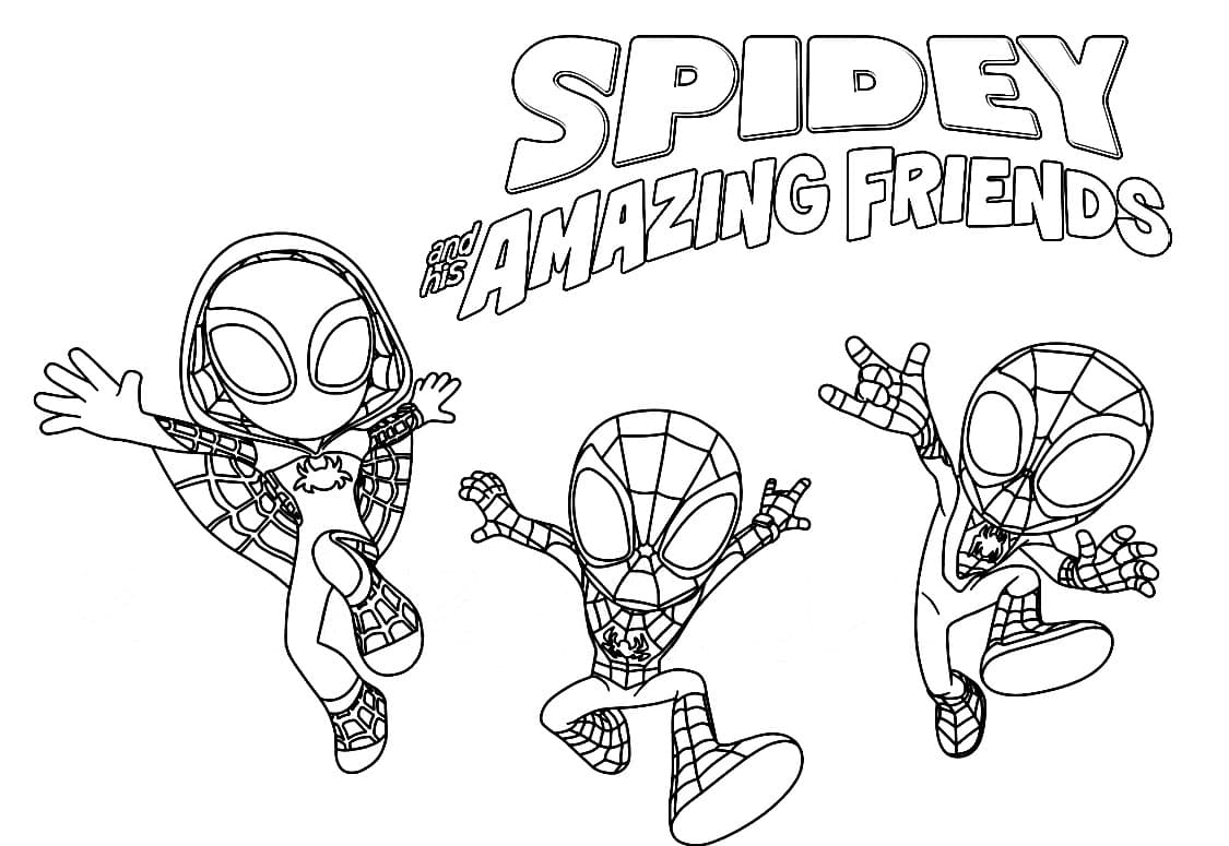 Printable Spidey and His Amazing Friends