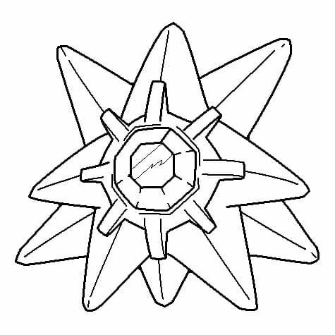 Starmie Coloring Pages - Free Printable Coloring Pages for Kids