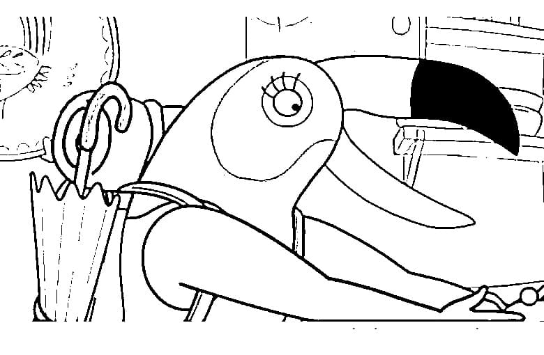 tuca bertie coloring pages for children