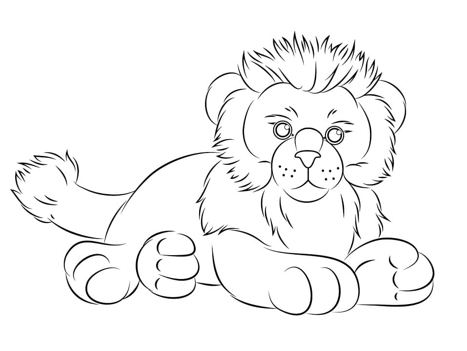 Printable Webkinz Lion