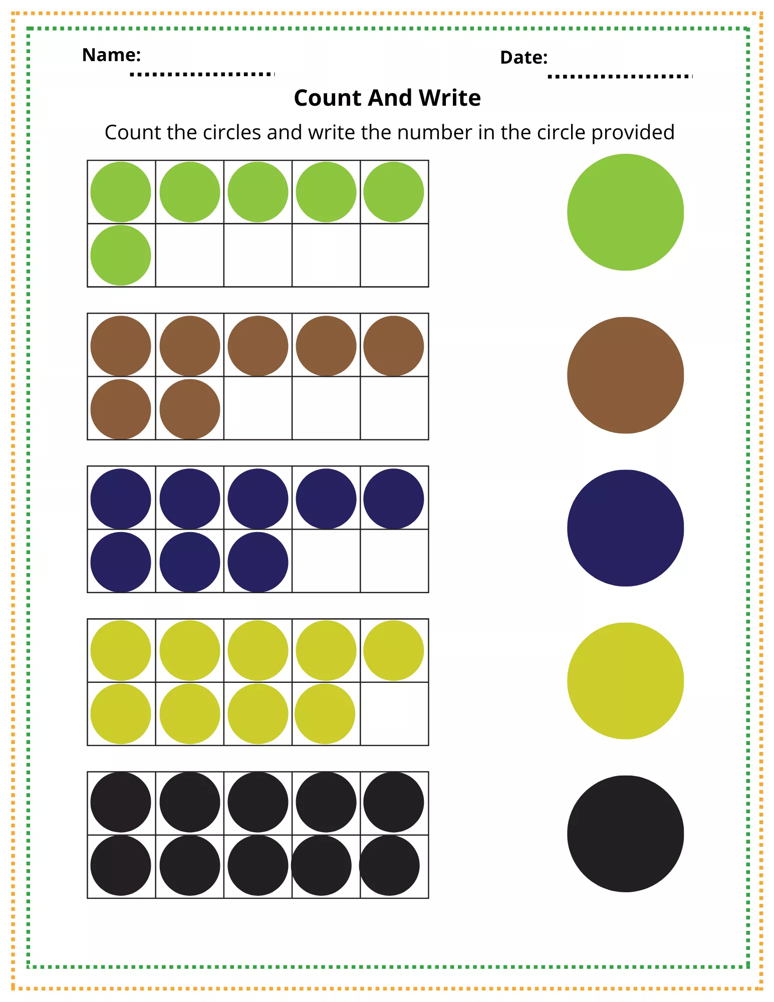 Printable worksheet template (1)