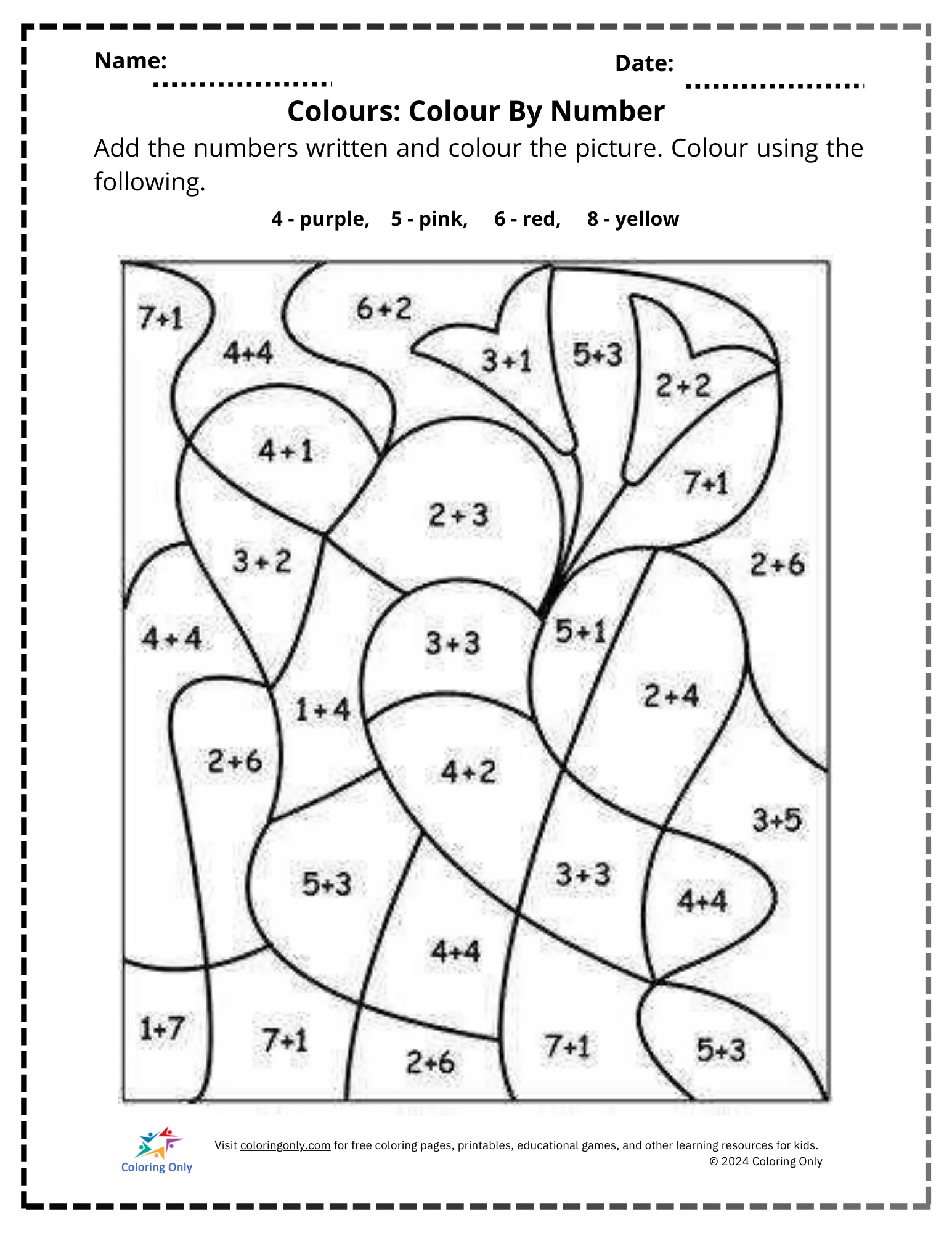 Printable worksheet template