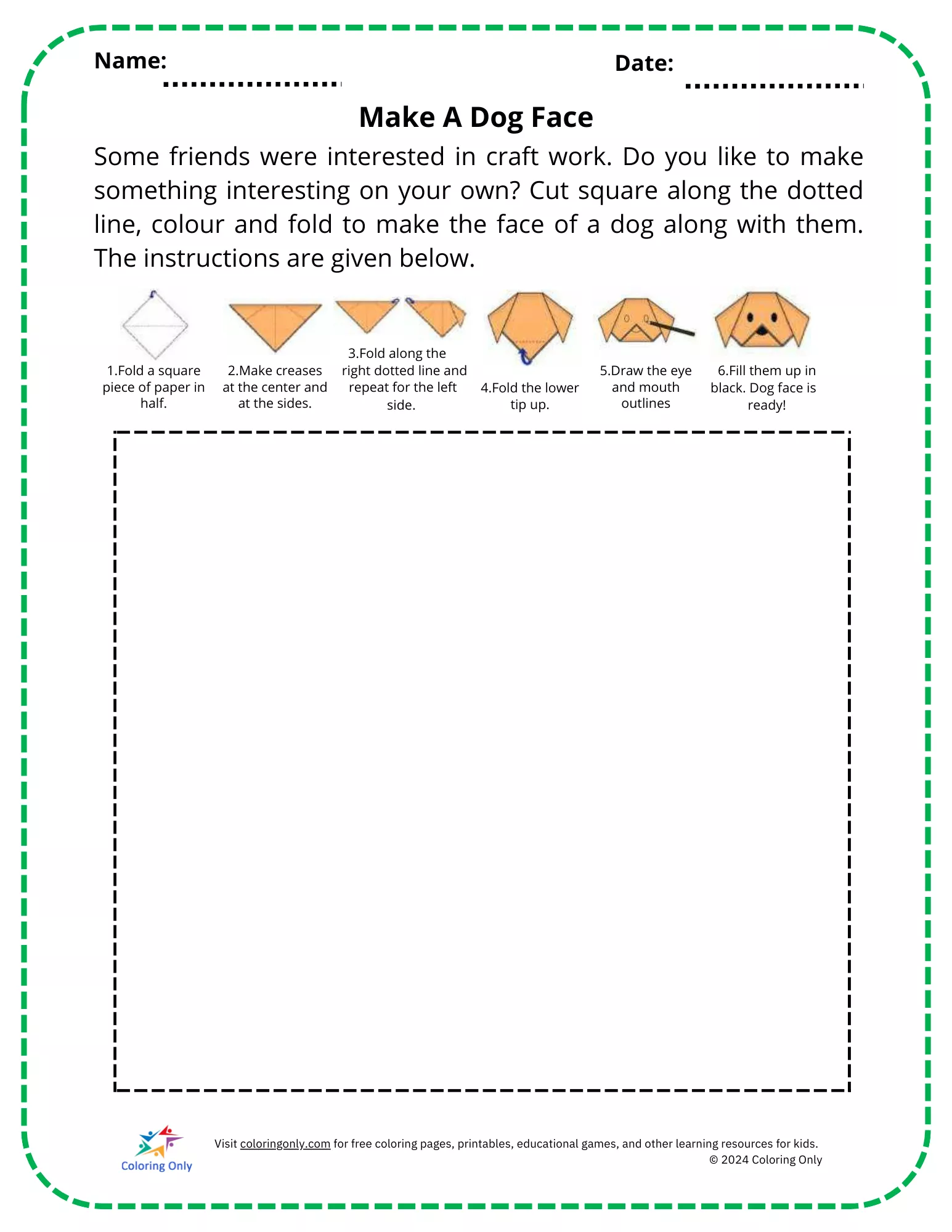 Printable worksheet template