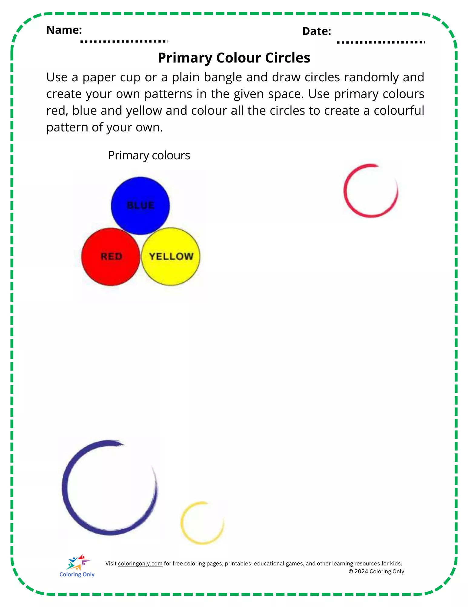 Printable worksheet template
