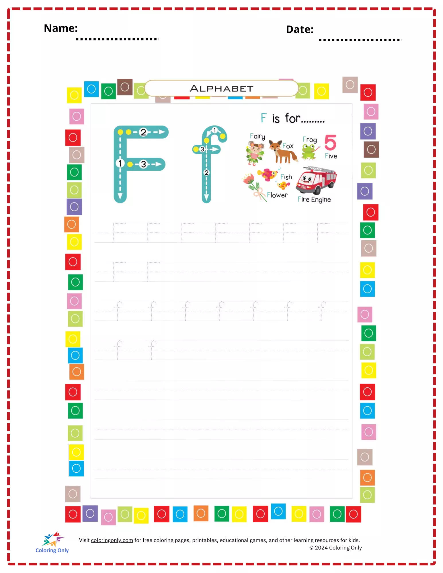 Printable worksheet template