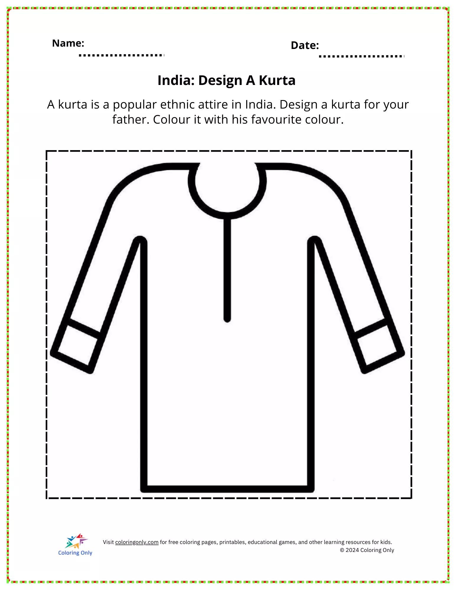 Printable worksheet template