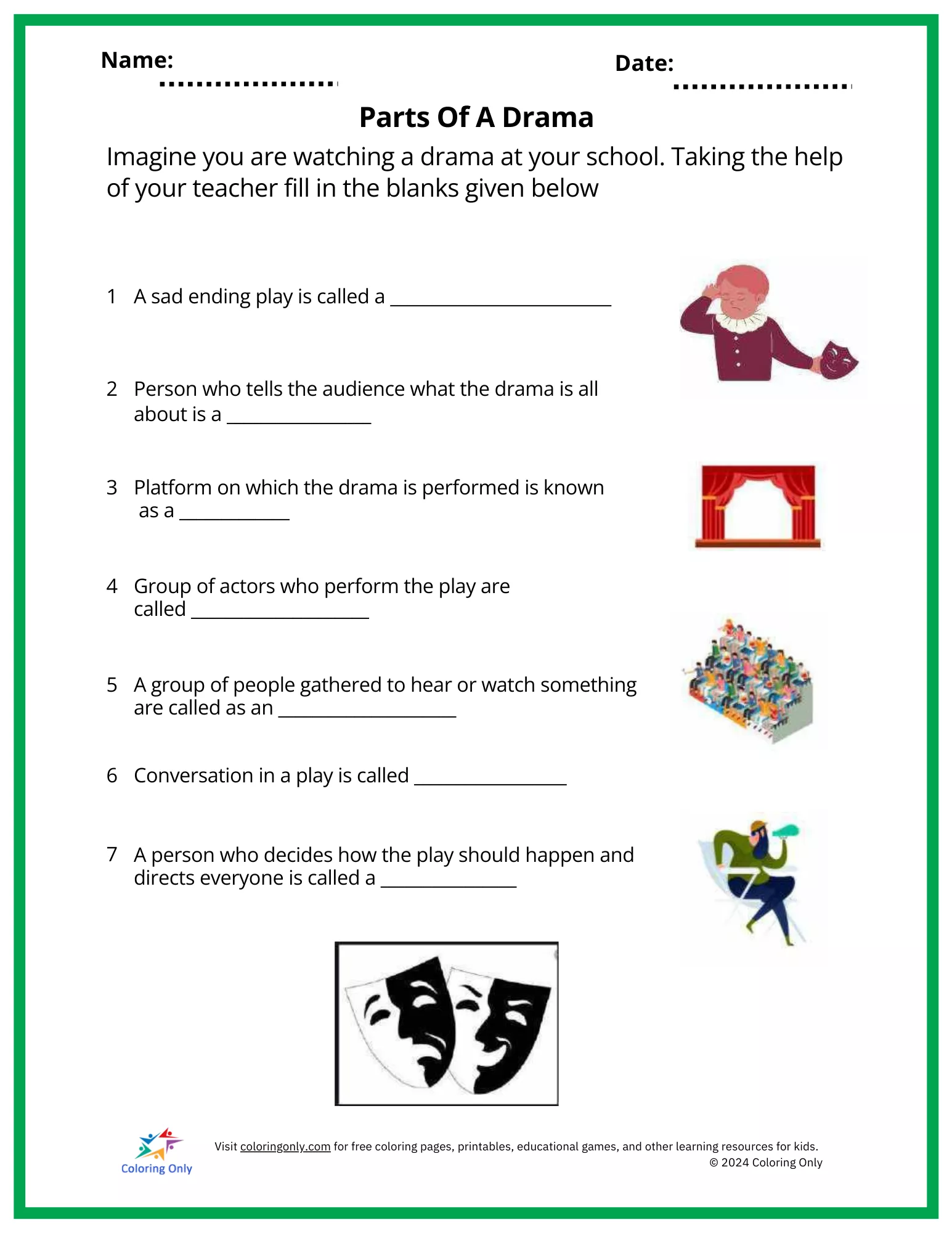 Printable worksheet template