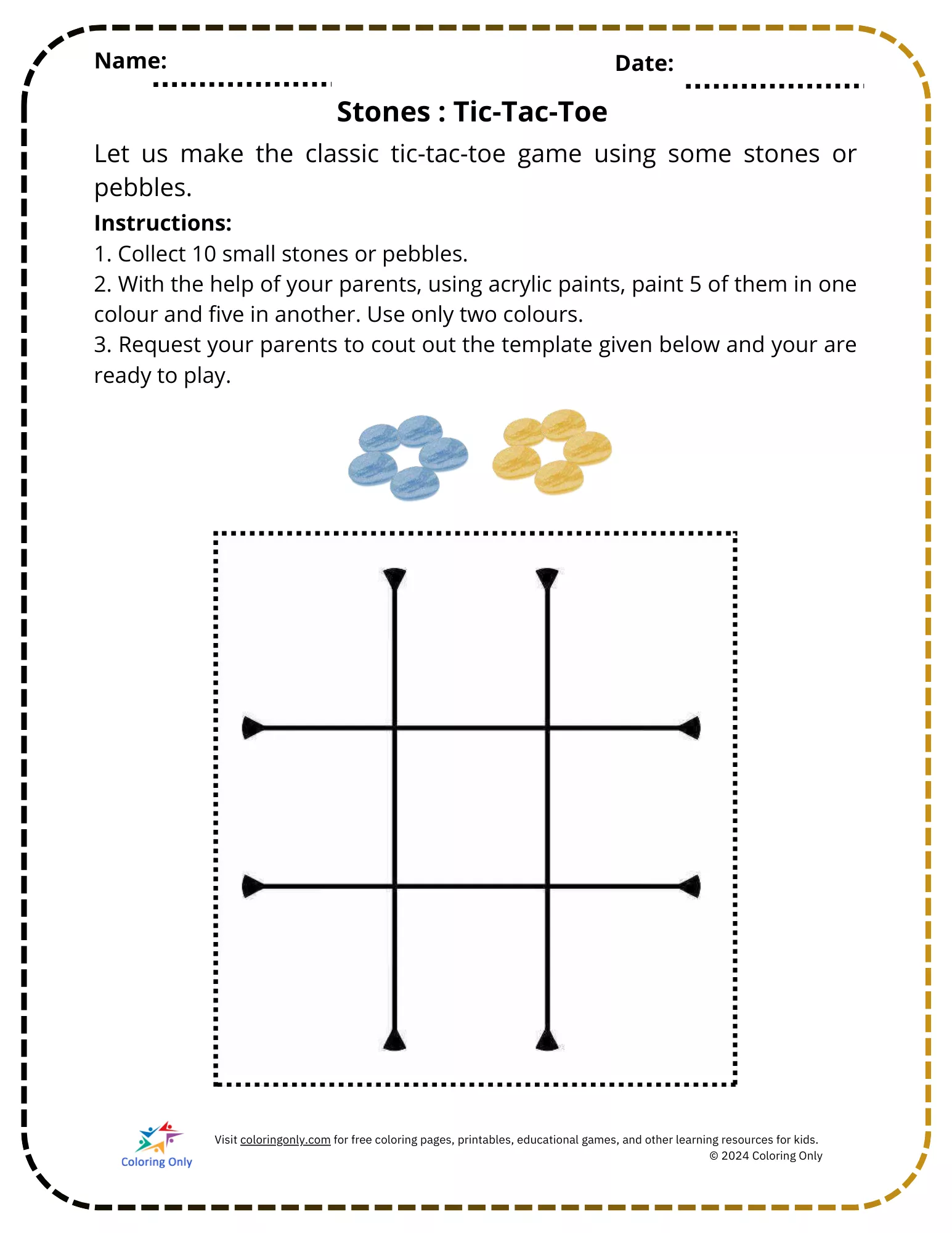 Printable worksheet template