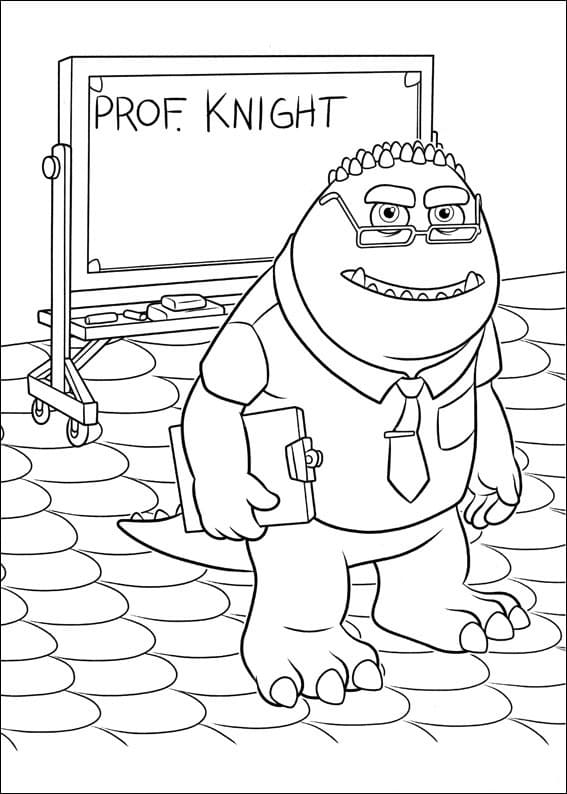 Professor Knight from Monsters University