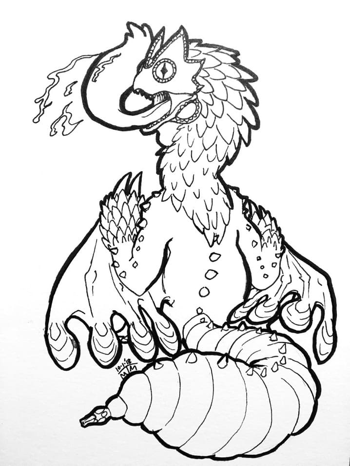 Monster Hunter Coloring Pages - Free Printable Coloring Pages for Kids