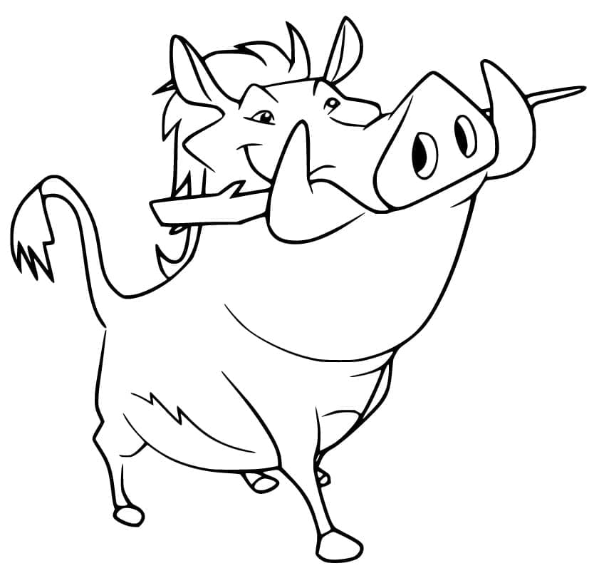 Pumbaa from The Lion Guard