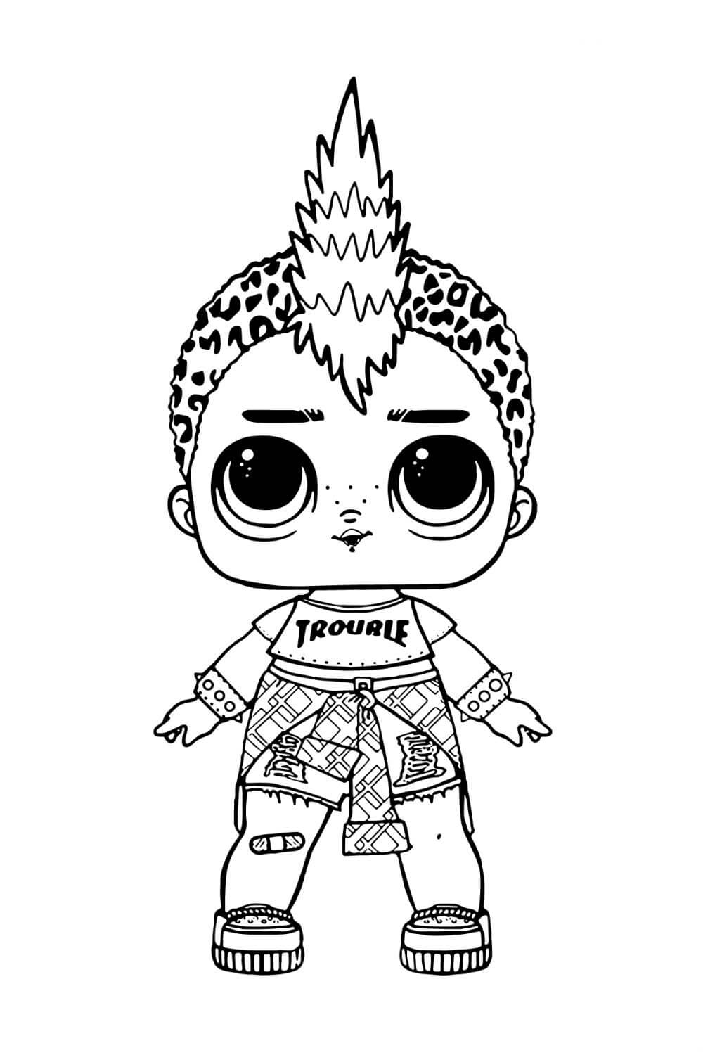 Punkboy Boy LOL Boys Coloring Page   Free Printable Coloring Pages ...