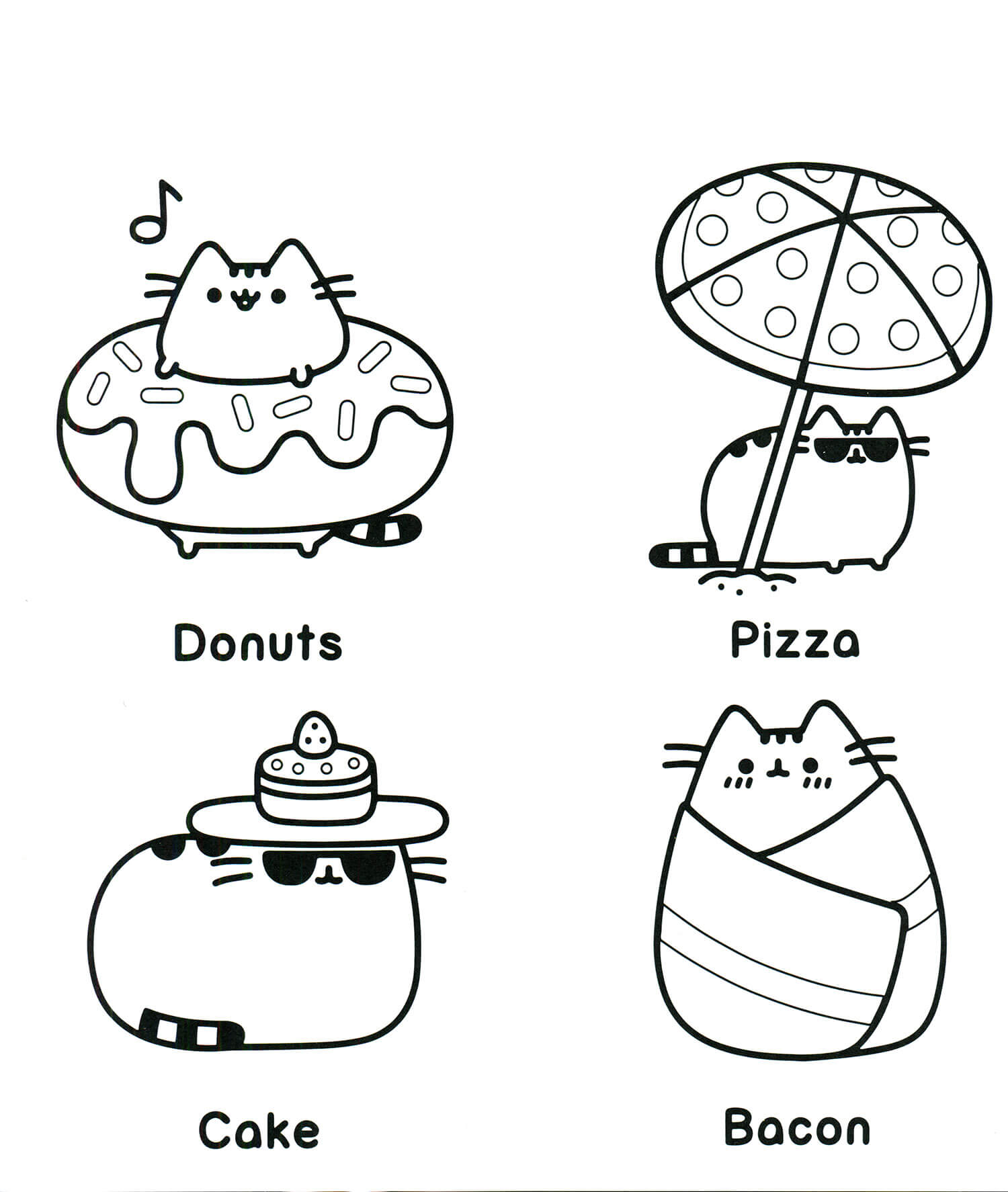 6700 Collections Coloring Pages Pusheen  Latest Free