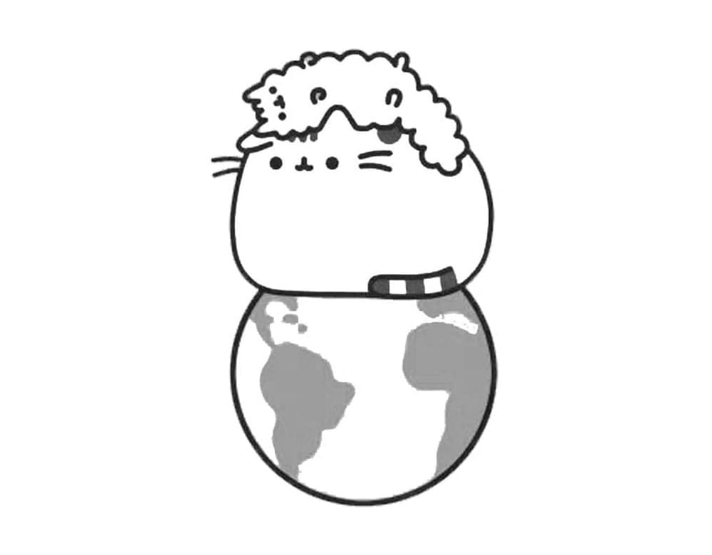 Pusheen and Earth