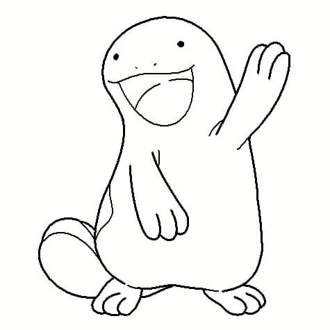 quagsire coloring page png pokemon