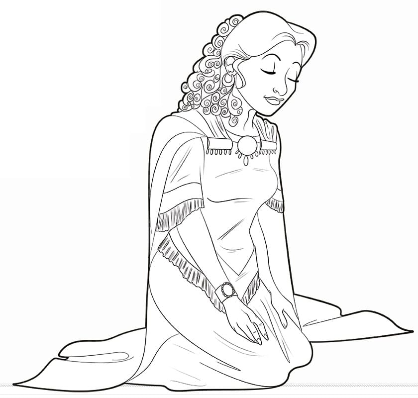Queen Esther Printable Coloring Page Free Printable Coloring Pages For Kids