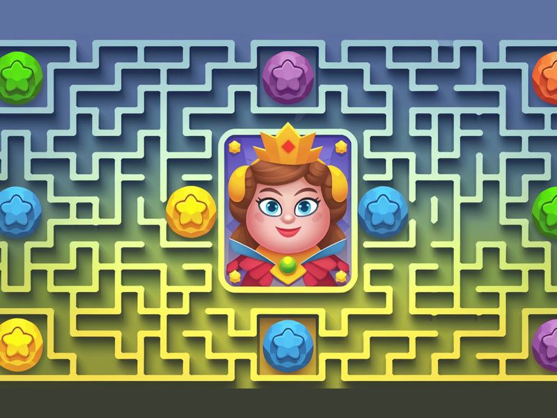 Queen of the Maze Puzzle Game