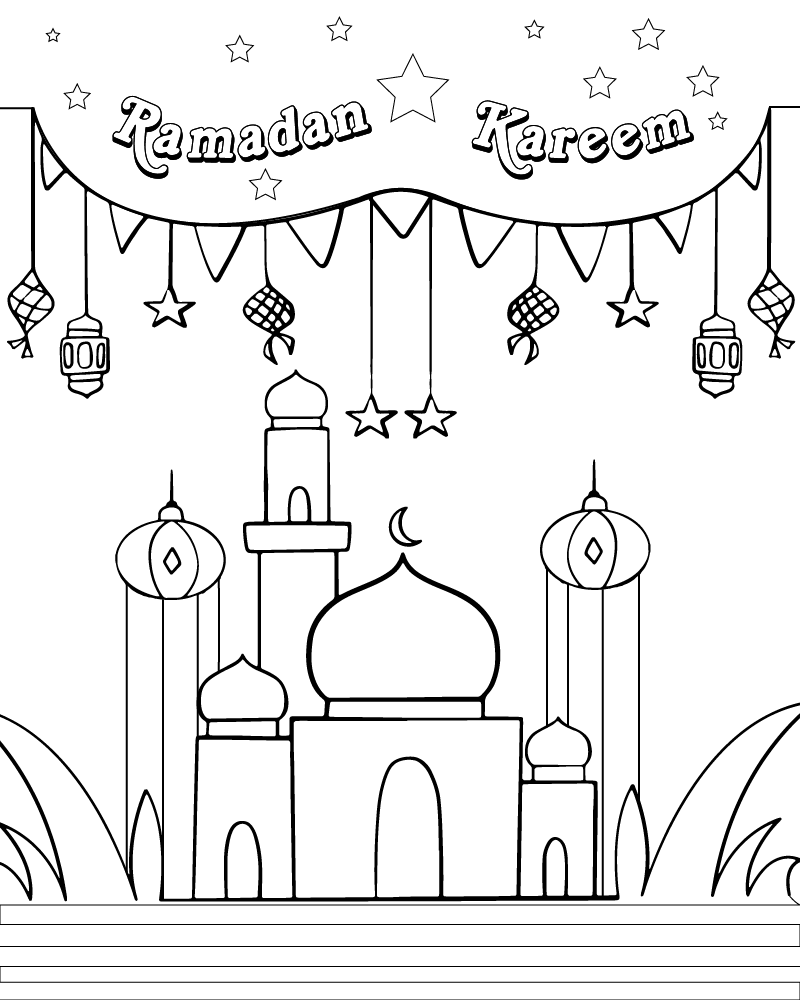 Ramadan coloring page-06 Coloring Page - Free Printable Coloring Pages ...