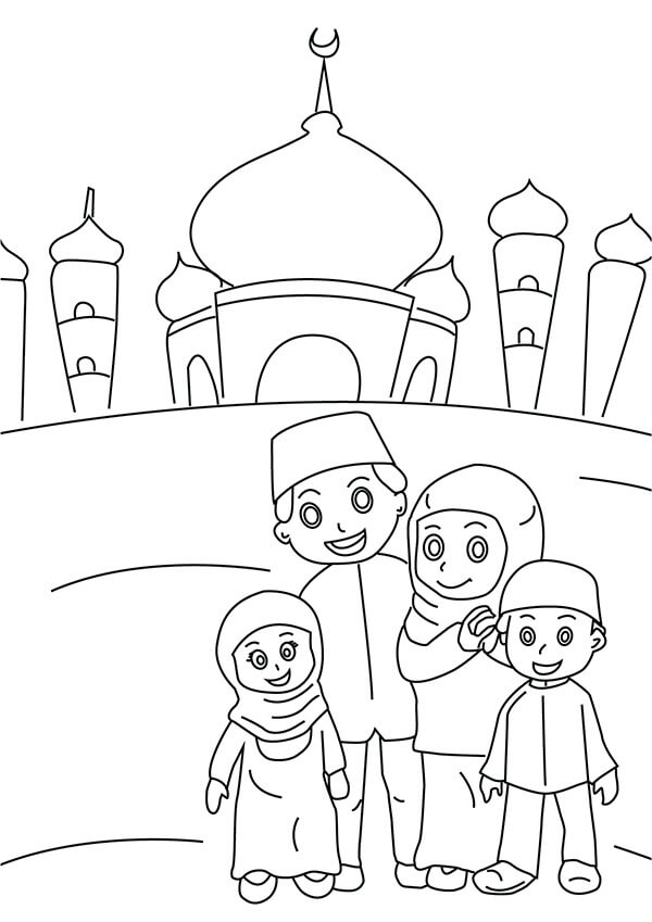 islamic art coloring pages ramadan