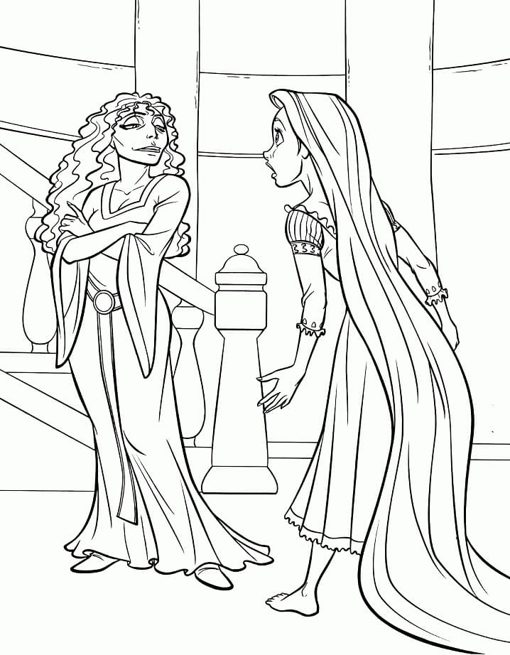 Rapunzel and Mother Gothel