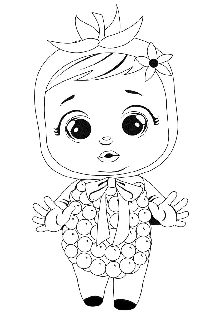 Cry Babies Coloring Page Cry Babies Coloring Page