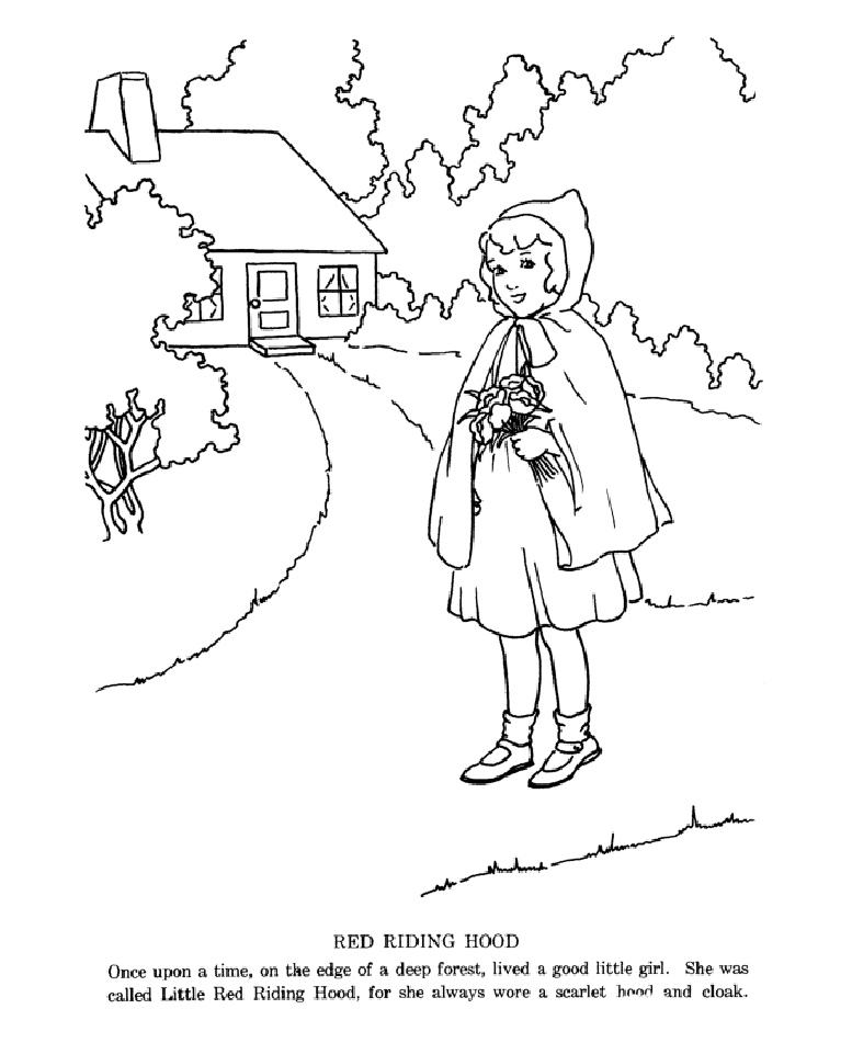 Nursery Rhymes 4 Coloring Page - Free Printable Coloring Pages for Kids