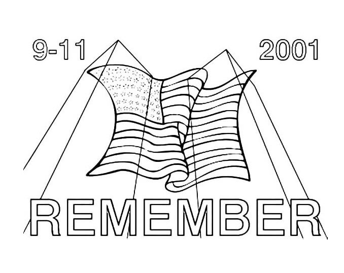 Remember Patriot Day 1 Coloring Page Free Printable Coloring Pages For Kids