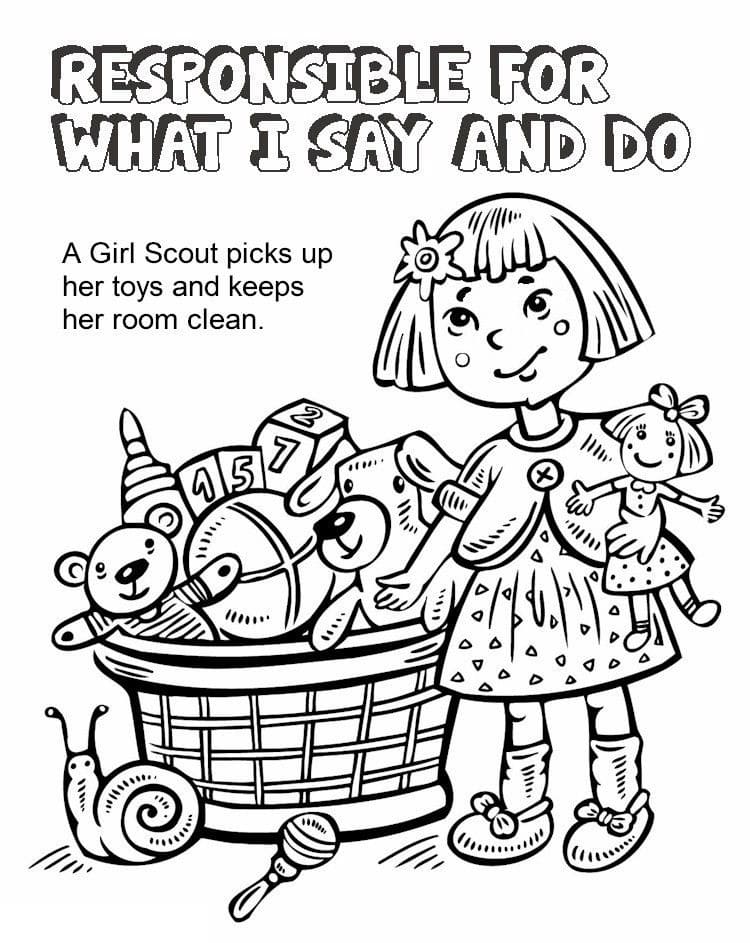 responsible coloring page free printable coloring pages for kids