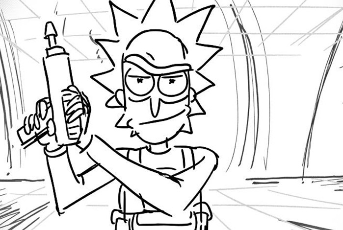 Rick Sanchez 8 Coloring Page - Free Printable Coloring Pages for Kids.