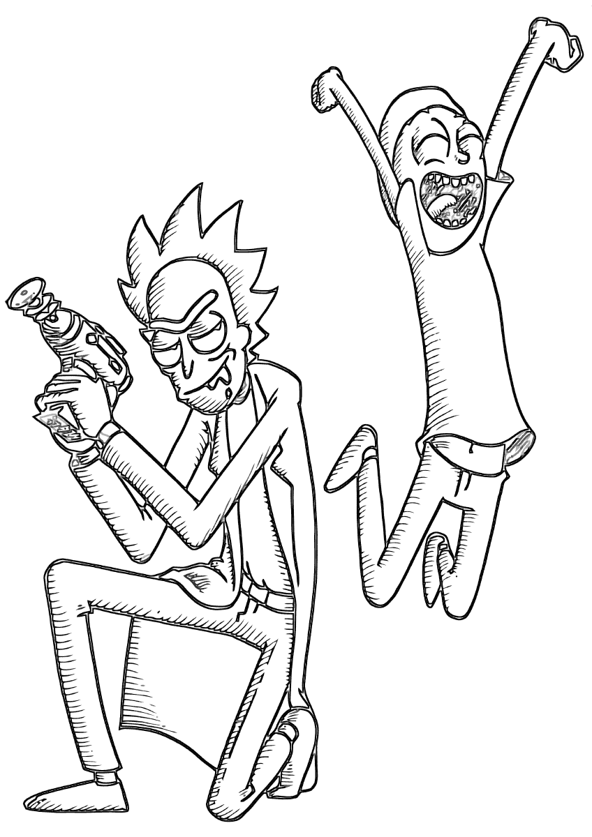Rick Sanchez and Morty Smith
