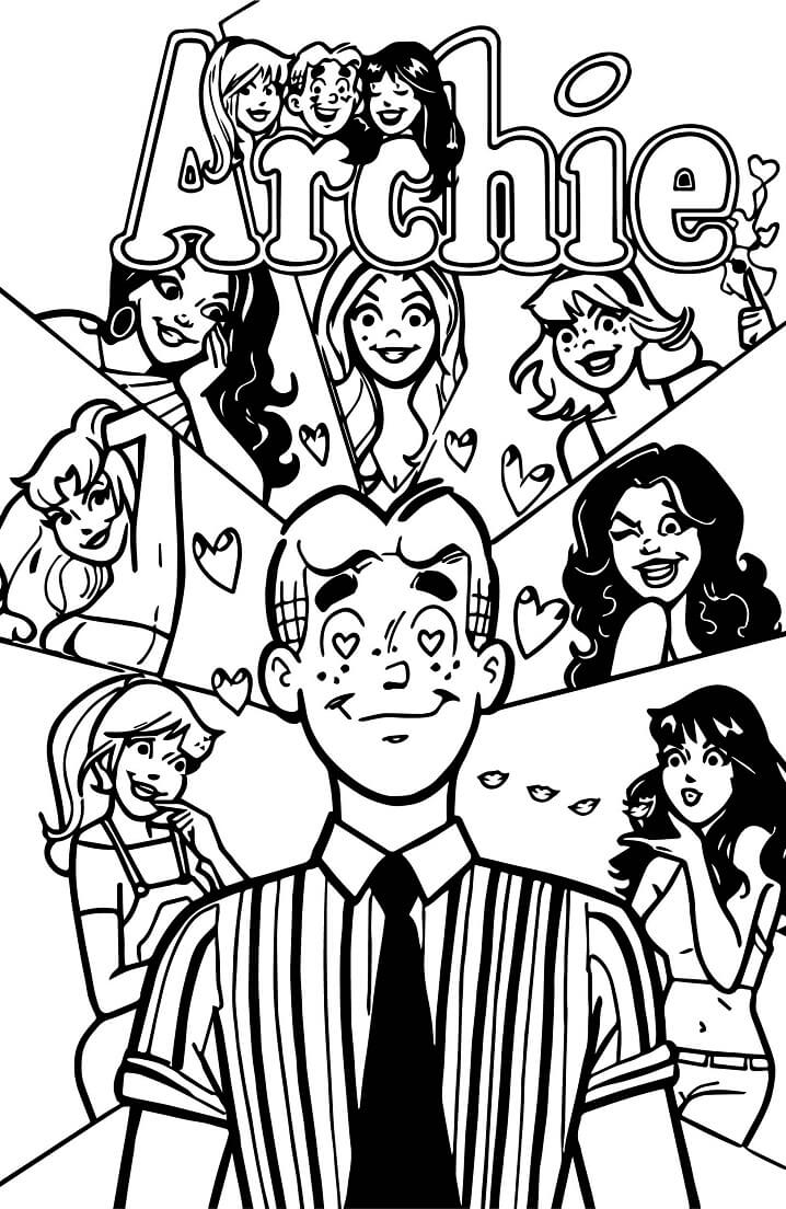comic riverdale coloring page free printable coloring pages for kids