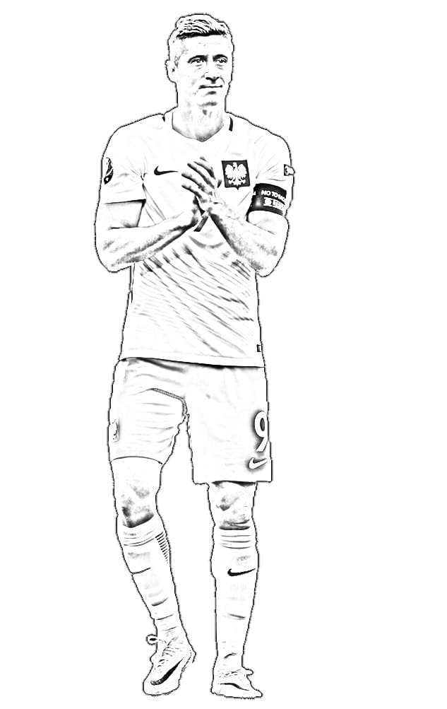 24+ Robert Lewandowski Coloring Page Download